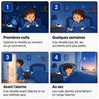 Alarme pipi au lit sans fil Rawikon